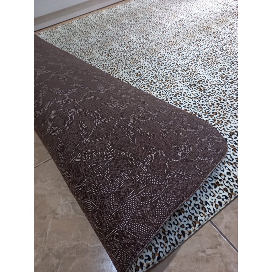 Karpet Busa FONIX Malaysia Bulu Super Lembut Anti Slip 150 x 190 Minimalis F144, Rasfur Korea-6