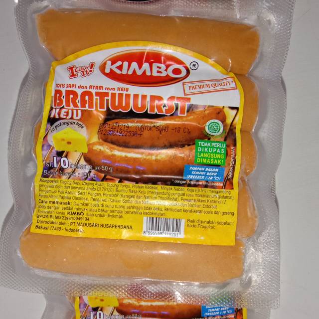 

Kimbo sosis jumbo Keju isi 10pcs