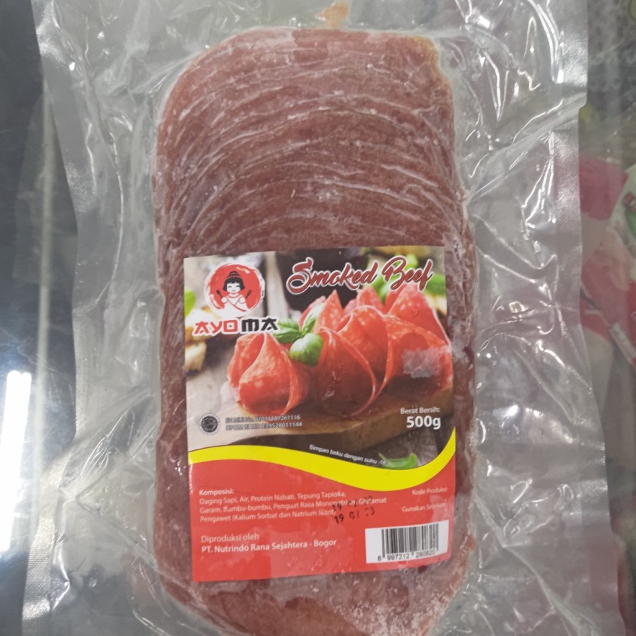 

Ayoma smoked beef 500 gr