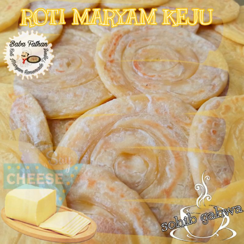 

Roti maryam keju um.medium isi 5