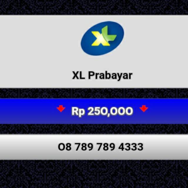 NOMOR CANTIK XL 08 789 789 4333