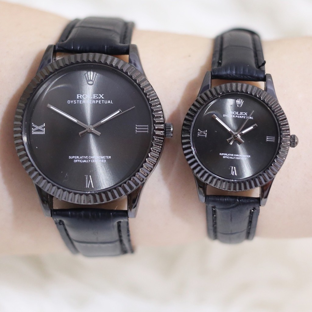 Jam tangan couple sepasang free baterai cadangan model terlaris grosir ecer termurah import RX008