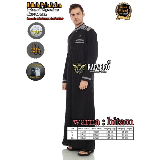 Jubah Pria Arfan Original - Jubah Pria termurah - Jubah Pria Bisa COD - Jubah Pria Terbaru