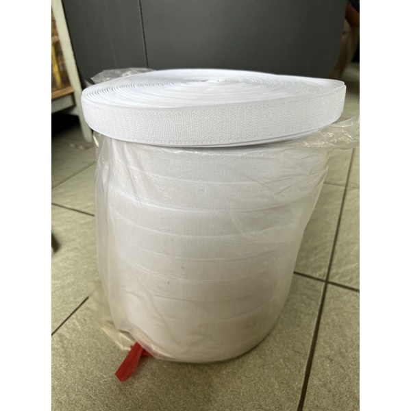 Perekat kasar / Velcro warna putih