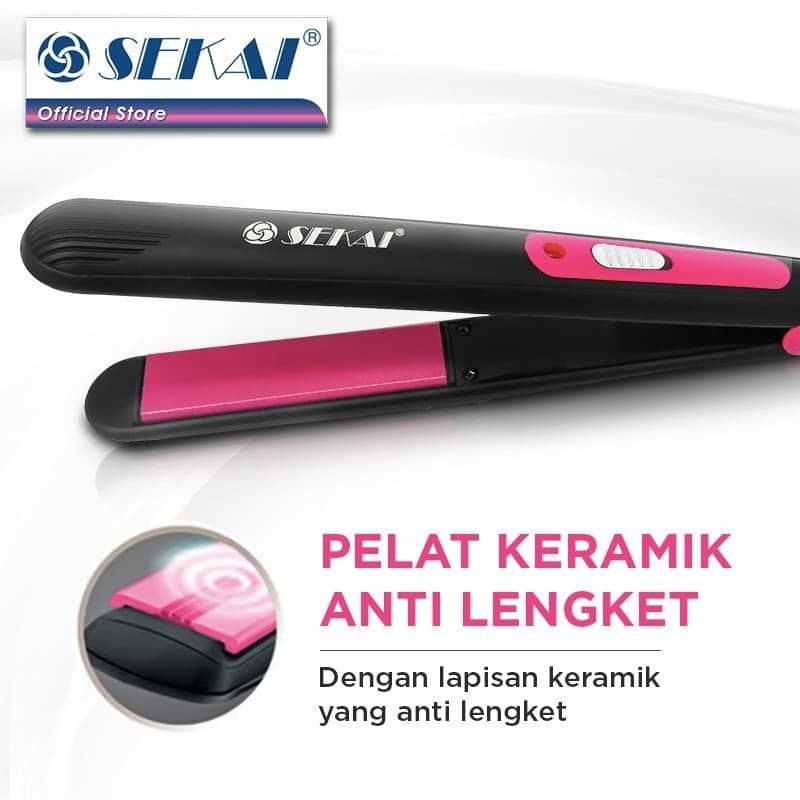 Sekai Catok Rambut Black-PInk HS 261