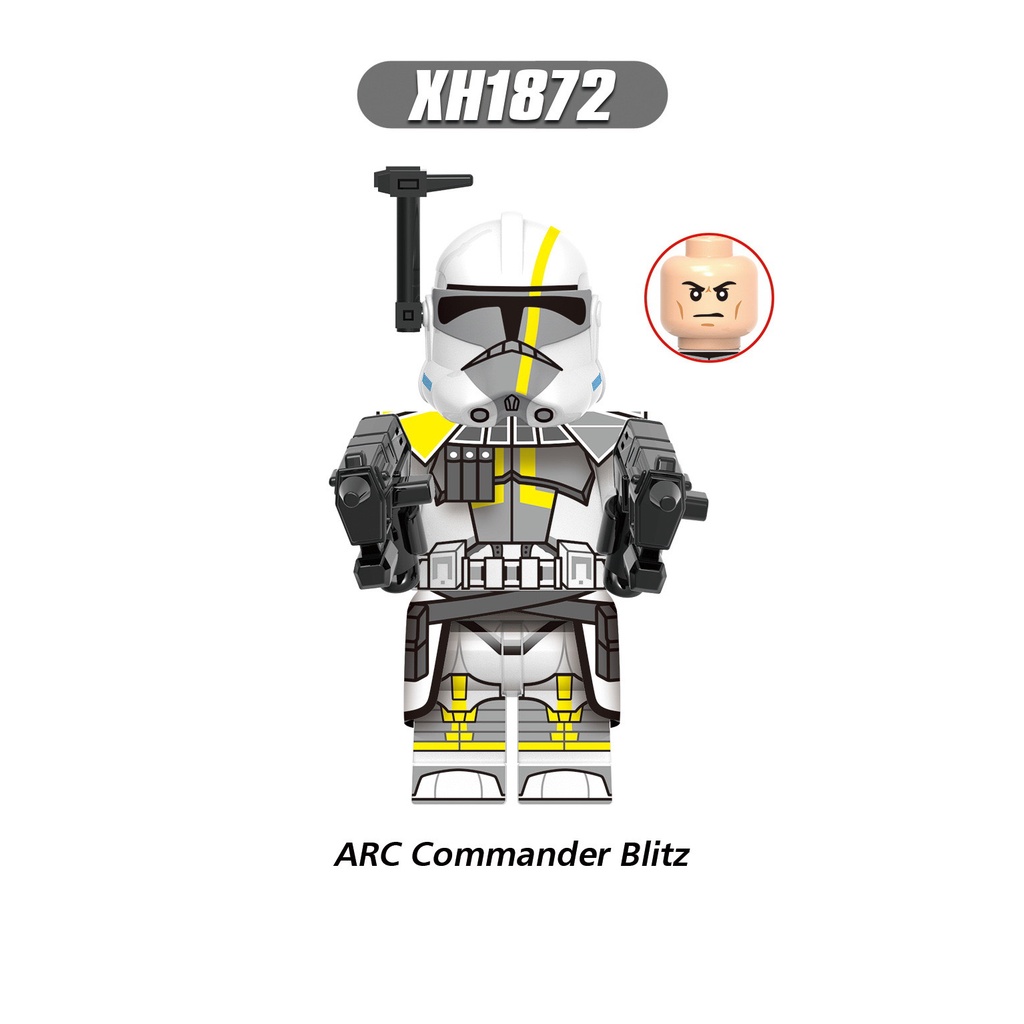 Xh0333 Mainan Action Figure Karakter Star Wars Minifigures ARC Commander Blitz Havoc Hammer 327th ARC Trooper Skala 13