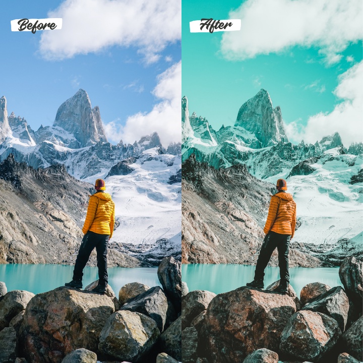 6 Lightroom Preset Roadtrip IOS/Android and Dekstop