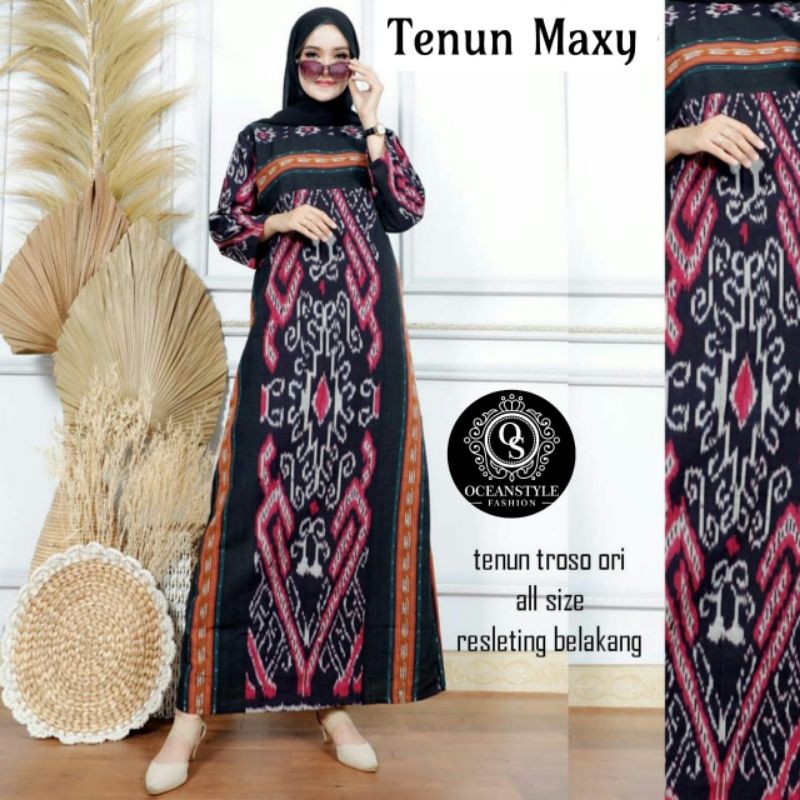 Dress Tenun Troso - Gamis Tenun - Tenun Maxy