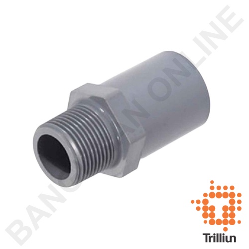 SAMBUNGAN SOK SOCKET DRAT LUAR PVC AW  TRILLIUN PUREFLO
