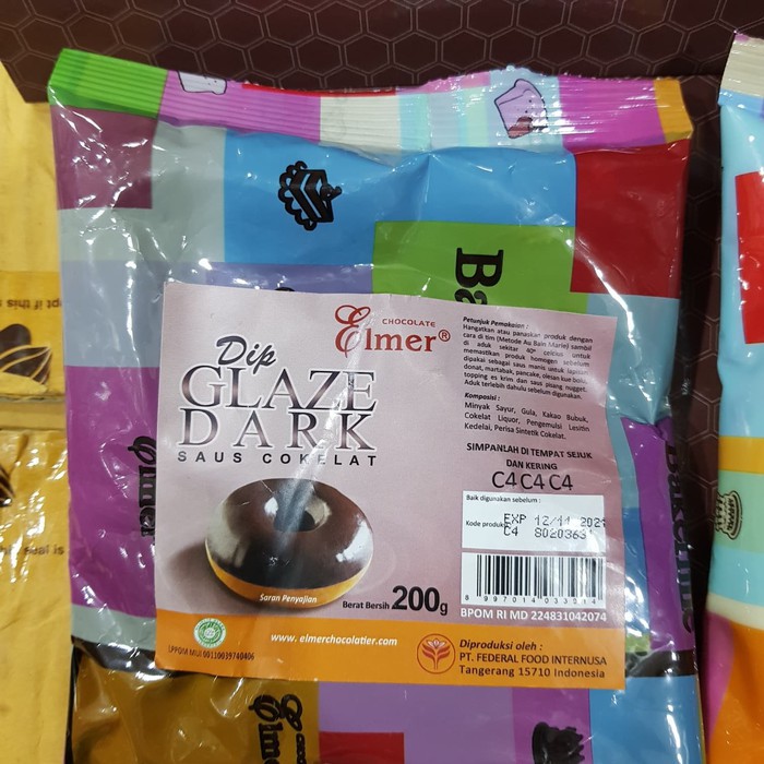 

Elmer Glaze dark 200 gram