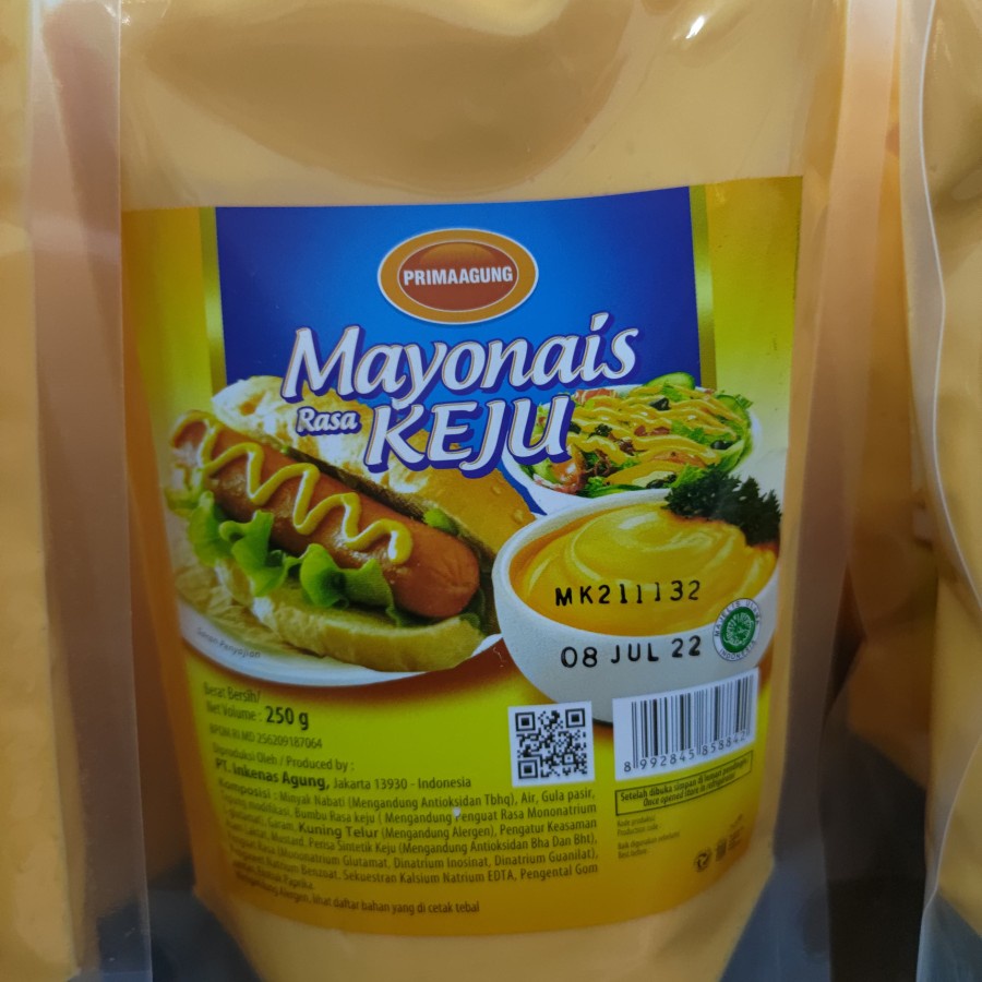 

Prima Agung mayonais rasa keju 250 gr