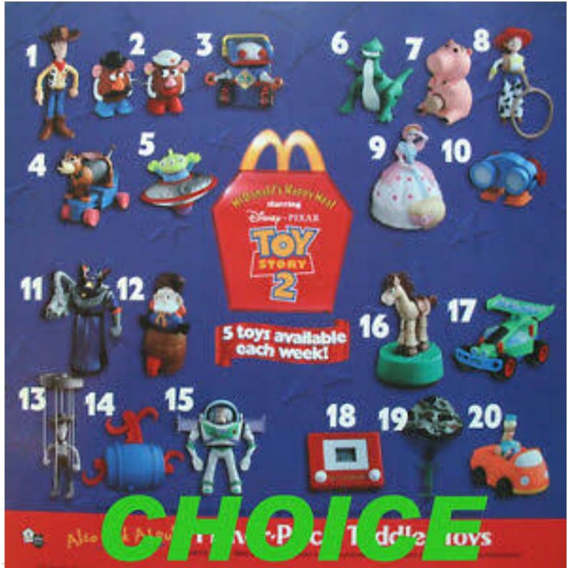 McD Happy Meal Toy Story 2 USA 1999 New Sealed (Choose One)