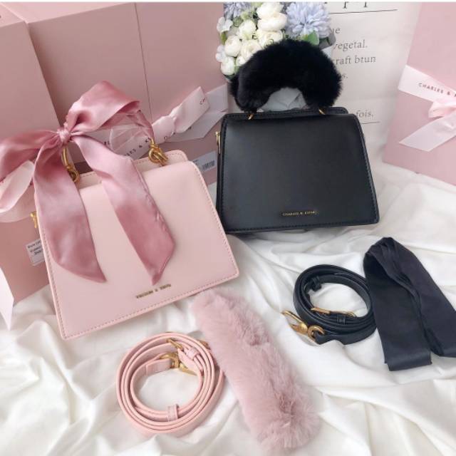 Termurah Tas wanita Charles and Keith Tas selempang wanita tas gift box charles and keith tas cnm