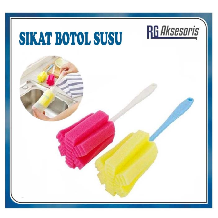 Sikat Botol Susu Bayi / Sikat Gelas / Sponge Bottle Brush