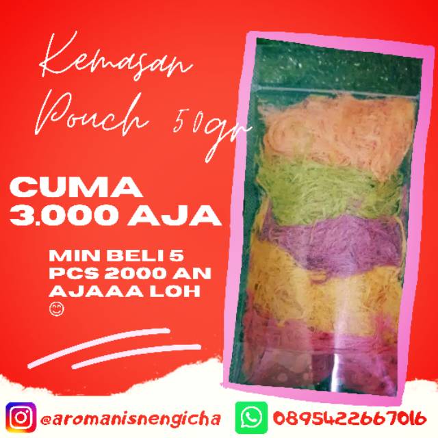 

(TERMURAH) AROMANIS/ RAMBUT NENEK POUCH MIX 5 RASA