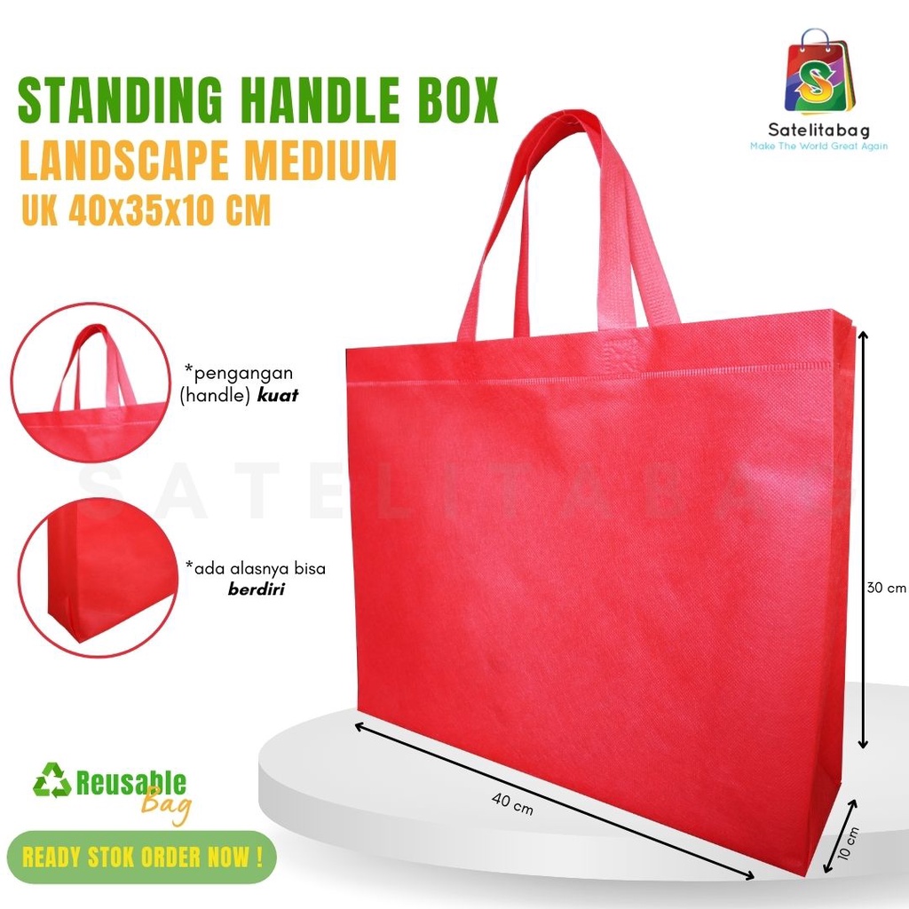 

TAS GOODIE BAG TAS SPUNBOND SOUVENIR LANDSCAPE 40x35x10