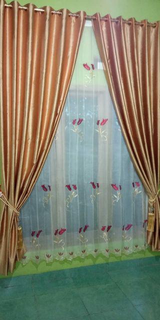 Vitrase 2 Meter Daleman Gorden Puring Hordeng