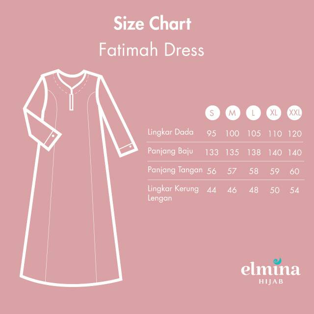 Fatimah Dress Gamis Toyobo By Elmina hijab