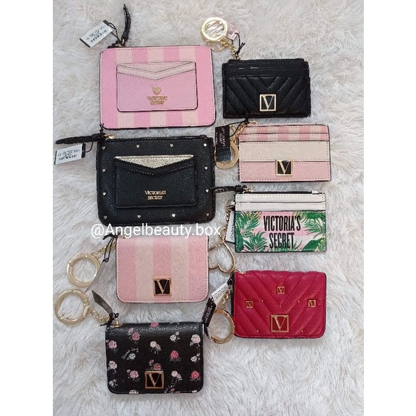 VICTORIA'S SECRET CARD HOLDER &amp; KEYCHAIN ORIGINAL 100%