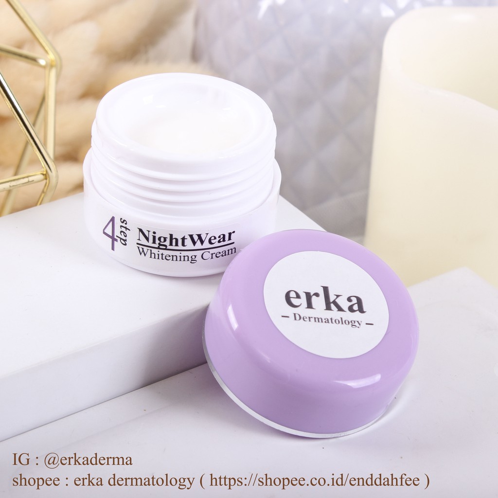 Night Cream Glowing Whitening Super Tinggi Wajah pemutih cepat ori bpom krim farma dokter farmasi