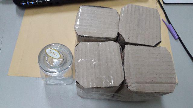 Keke Jar Kaca Mini 150 Ml / Toples Beling Mini Kedap Udara 150 Ml