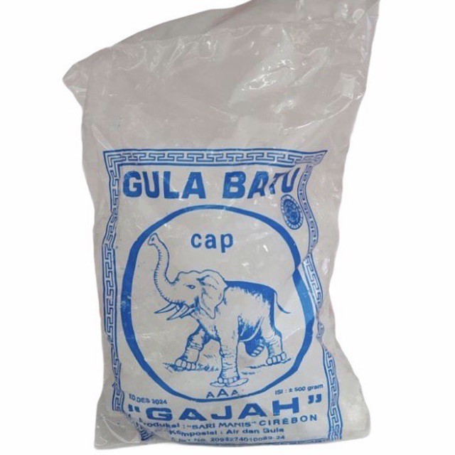 Gula Batu Cap Gajah 500g