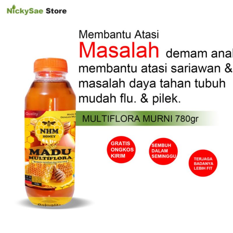 

Madu Multiflora Murni 780gr