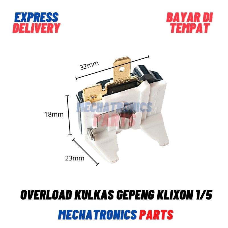 OVERLOAD KULKAS GEPENG KLIXON 1/5