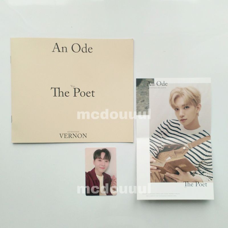 [READY] Official Seventeen An Ode The Poet ver Vernon Joshua Seungkwan