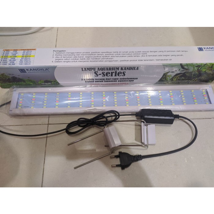 Lampu LED Aquarium Aquascape Kandila S500 S-500 RGB LED Atas Aquarium