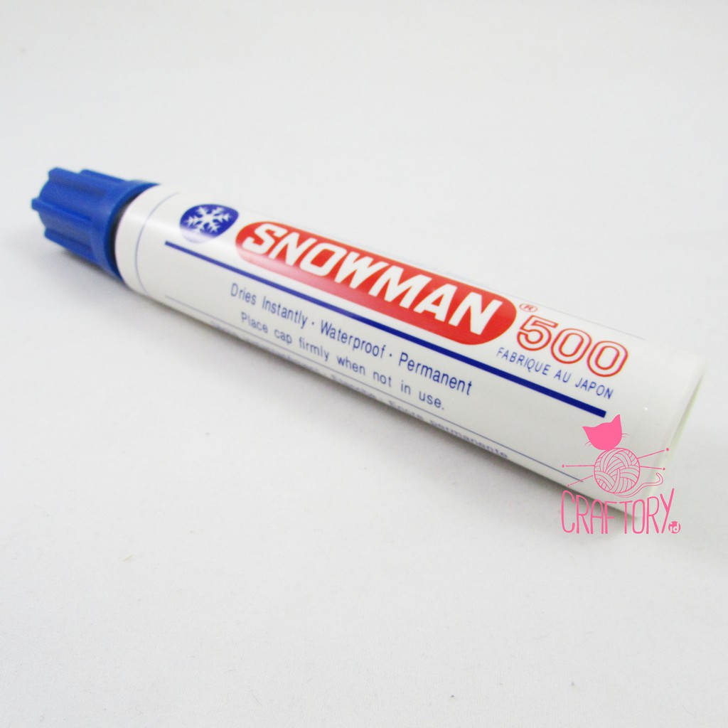 

Snowman Jumbo Marker Permanent 500 satuan - BIRU