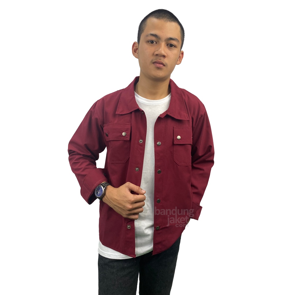 Trucker Jaket Original II Jaket Semi Parka Pria &amp; Wanita II Kemeja Kasual Outdor Sz M - XXL ( Tersedia Sz Anak)