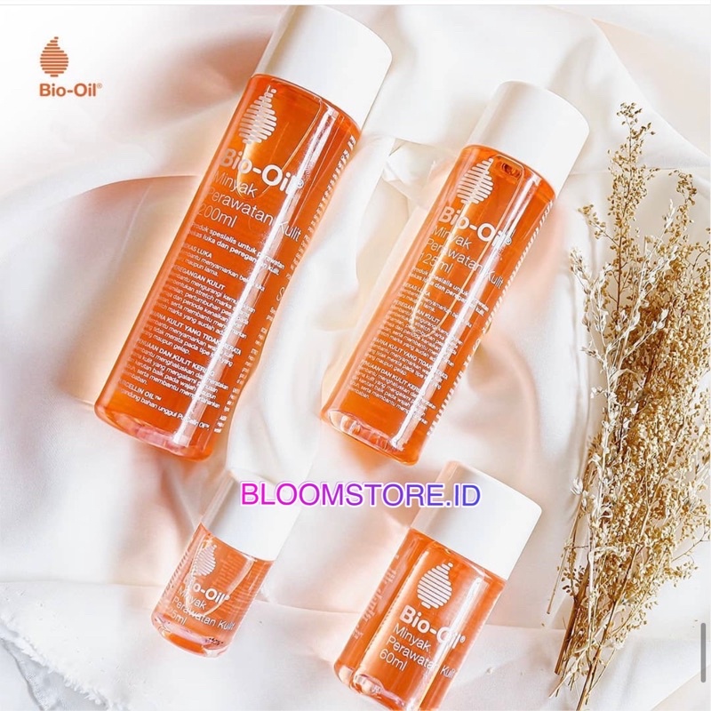 BPOM Bio Oil Penghilang Bekas Luka ANTI SCAR &amp; Stretchmark Selulit Jerawat BIOOIL 60 25 125 ml 25ml 60ml 125ml