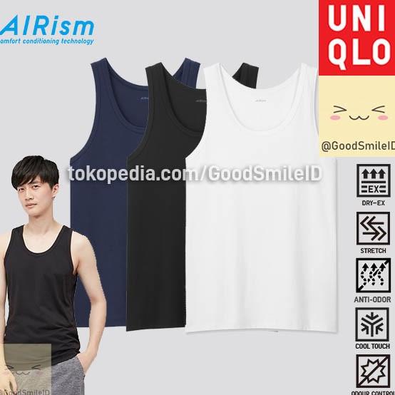 Uniqlo Airism Katun Tank Top Kaos Dalam Pria 434168