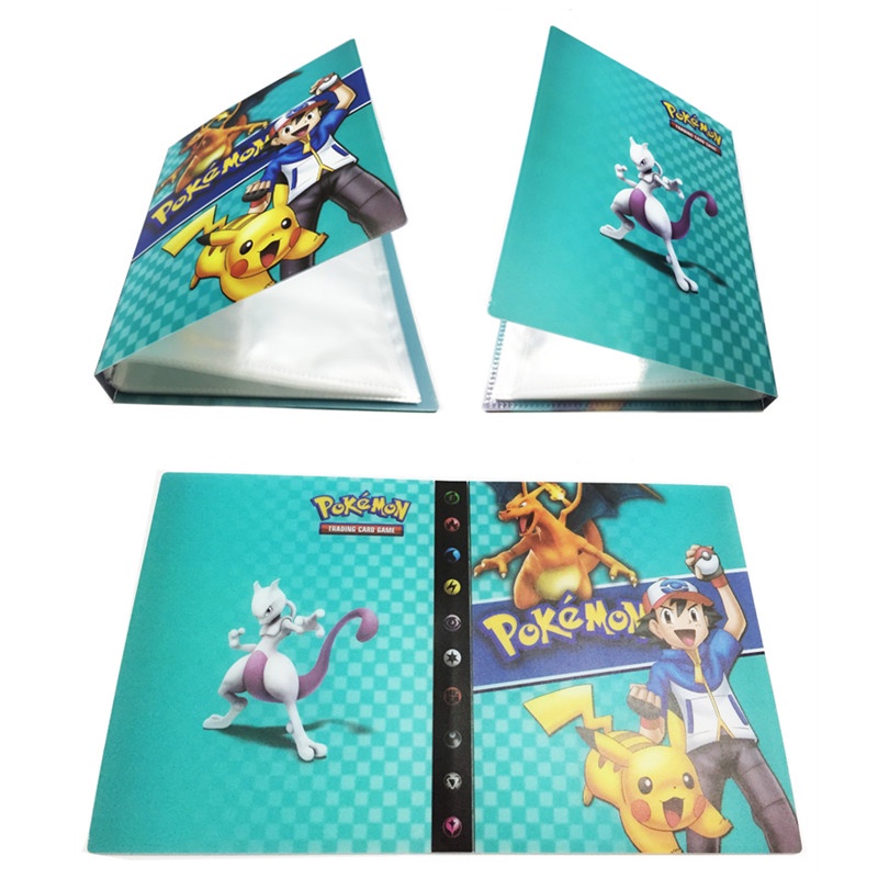 240pcs Buku Album Koleksi Kartu Game Pokemon GX Fast Dragon Carby Untuk Hadiah Ulang Tahun Anak