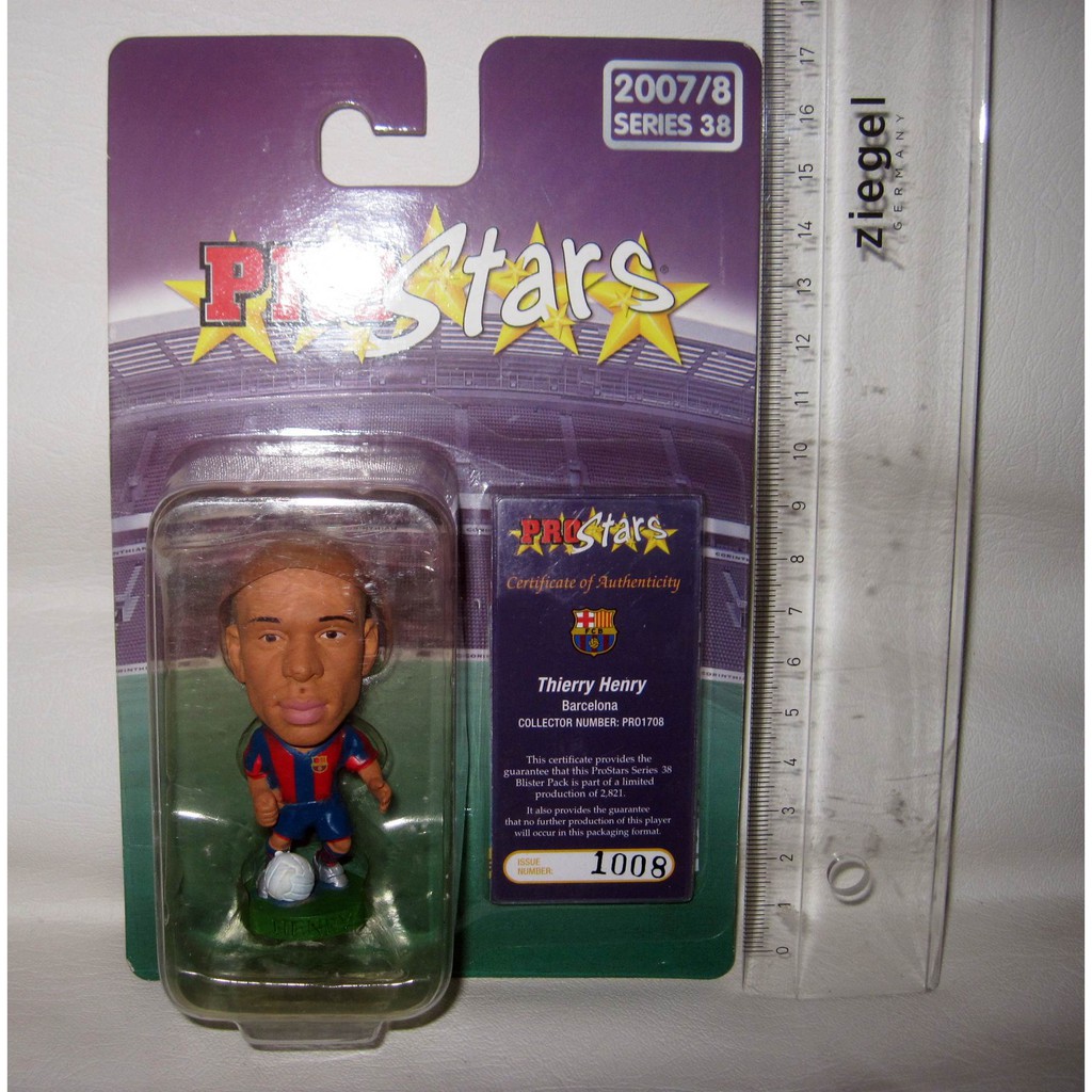 Action Figure Pemain Bola Pro Stars Prostars Thierry Henry Barcelona 2007/8