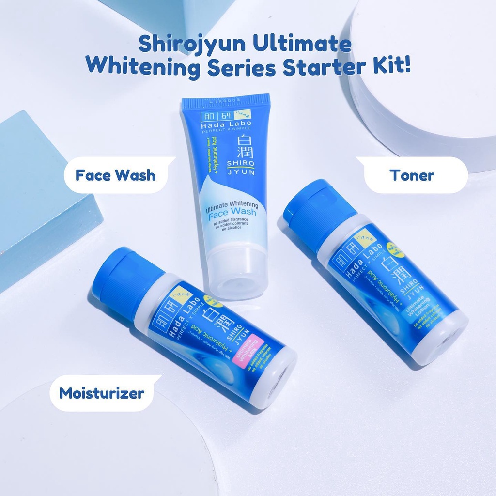 Hada Labo Shirojyun Ultimate Whitening [Lotion/Milk/Cream/Essence/FaceWash/Mask]