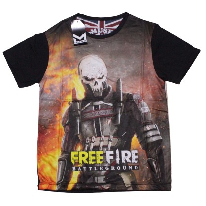 KAOS FREE FIRE/BAJU KAOS TSHIRT FREE FIRE SIZE 16-20 UNTUK 7-10 THN