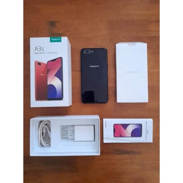 Jual HP Second Oppo A3s Ram 2/16gb Fullset HP Seken Bekas Berkualitas