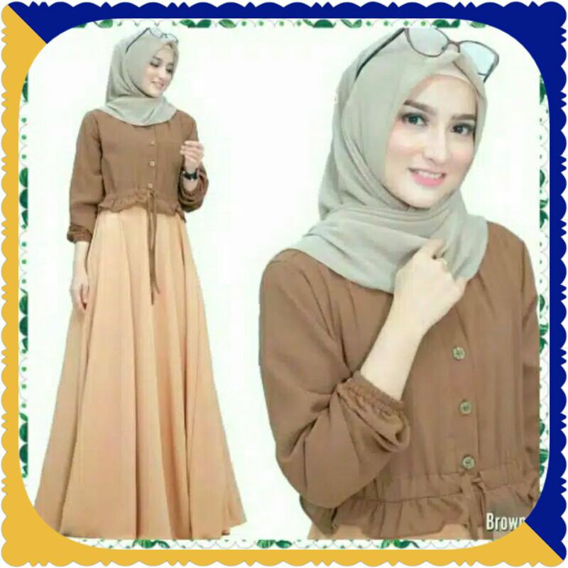 ANJANI DRESS/DRESS MUSLIM/GAMIS
