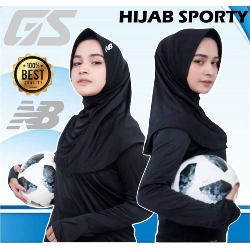 Hijab voli topi renang jilbab sepakbola olahraga kerudung voli hijab senam