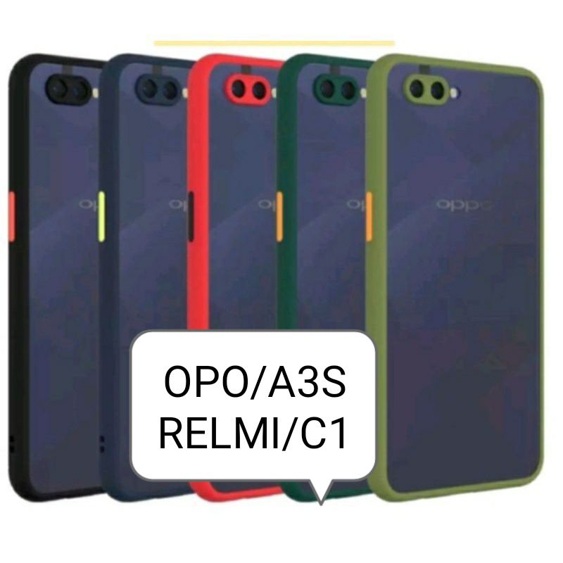 SLICON /CASE AERO HP OPO A3S/RELMI C1