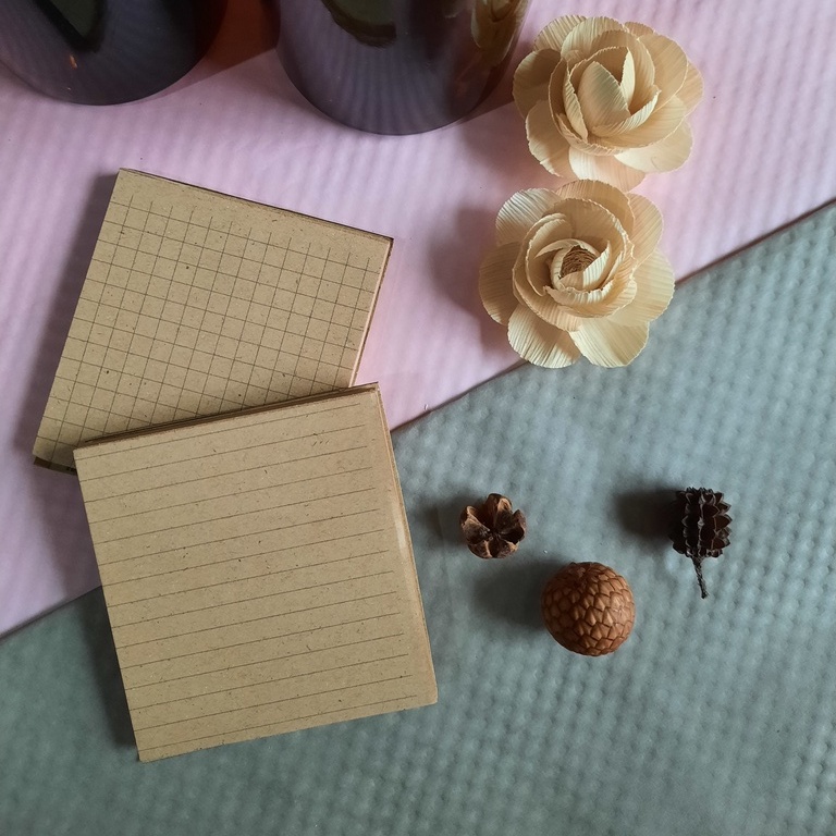 

Notes Memopad Brown Basic Vintage