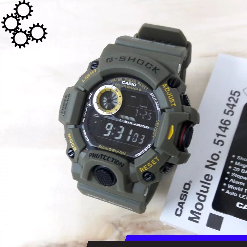 JAM TANGAN G-SHOCK GW-9400 RANGEMAN HIJAU ARMY LE YN Store