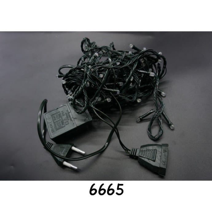 Lampu Hias 10 Meter 100 LED Kabel Hitam Bervarian / Lampu TUMBLR