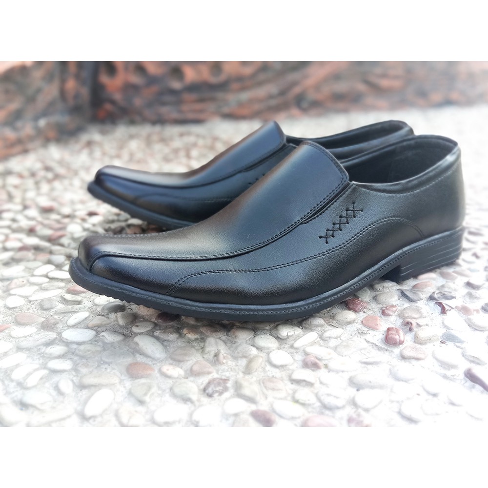 COD - SEPATU PANTOFEL SLIP ON PRIA PANTOFEL FORMAL TANPA TALI