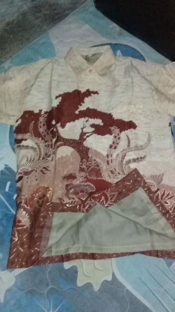 Zola_batik Batik Couple Gamis Semi Sutra High Quality 2842