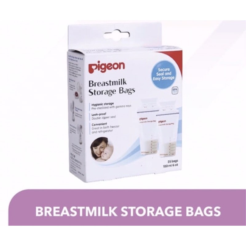 Pigeon breastmilk storage bags 25 pcs ( kantong wadah asi )