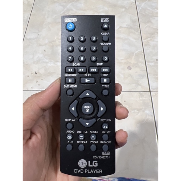 REMOTE REMOT DVD LG PLAYER AKB33659509 ORIGINAL ASLI