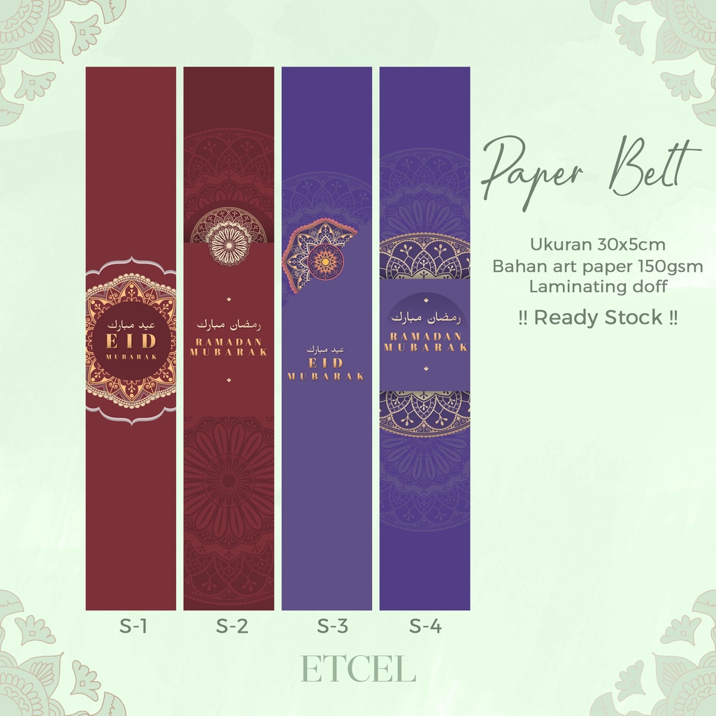 

Paper Belt Idul Fitri | Roller Wrap Idul Fitri | Sleeve Idul Fitri